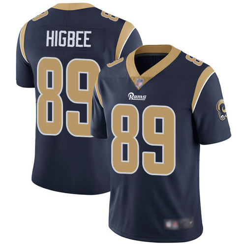 Los Angeles Rams Limited Navy Blue Men Tyler Higbee Home Jersey NFL Football #89 Vapor Untouchable